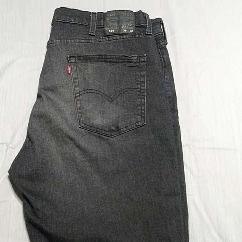 LEVI Strauss 514 comfort stretch dark grey/smoke color jeans